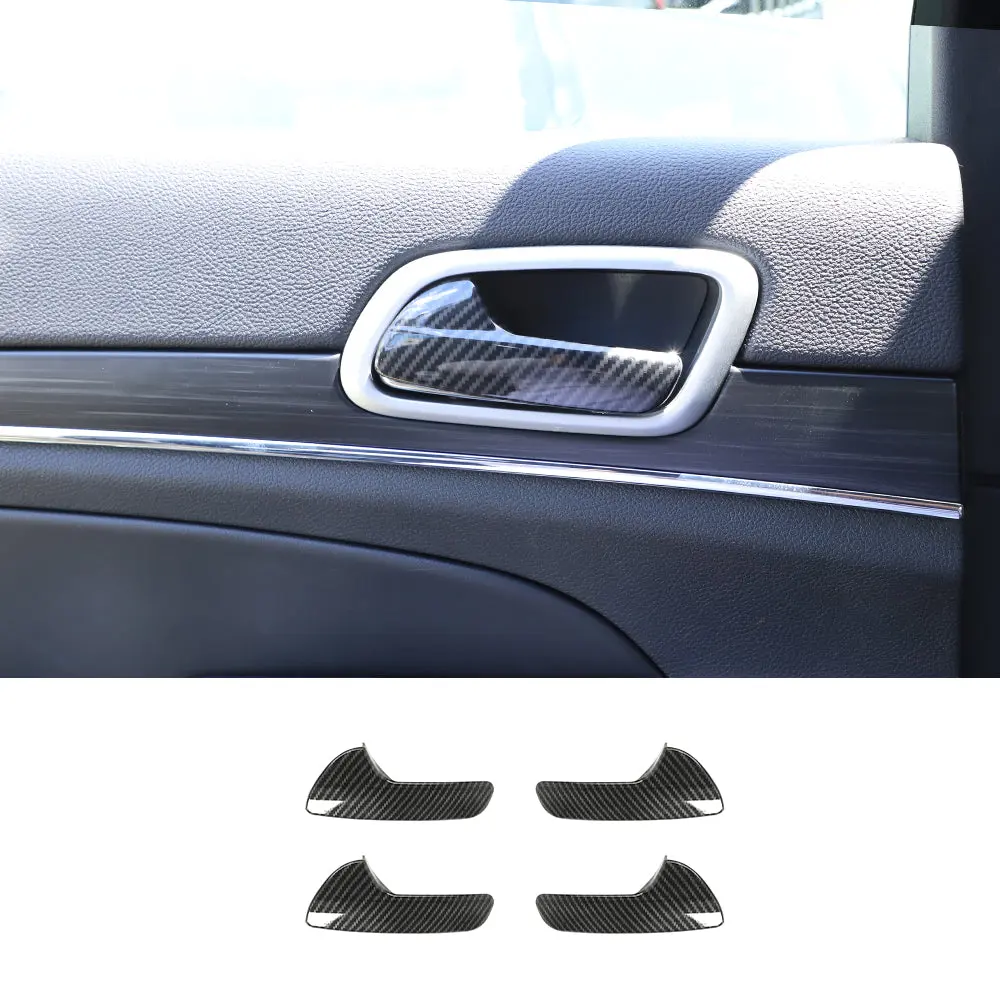 For 2011-2021 Jeep Grand Cherokee WK2 Interior Door Handle Frame Cover Trim Decor