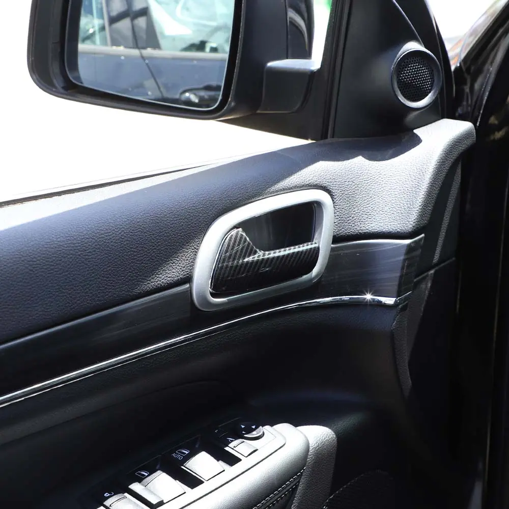 For 2011-2021 Jeep Grand Cherokee WK2 Interior Door Handle Frame Cover Trim Decor - Image 6