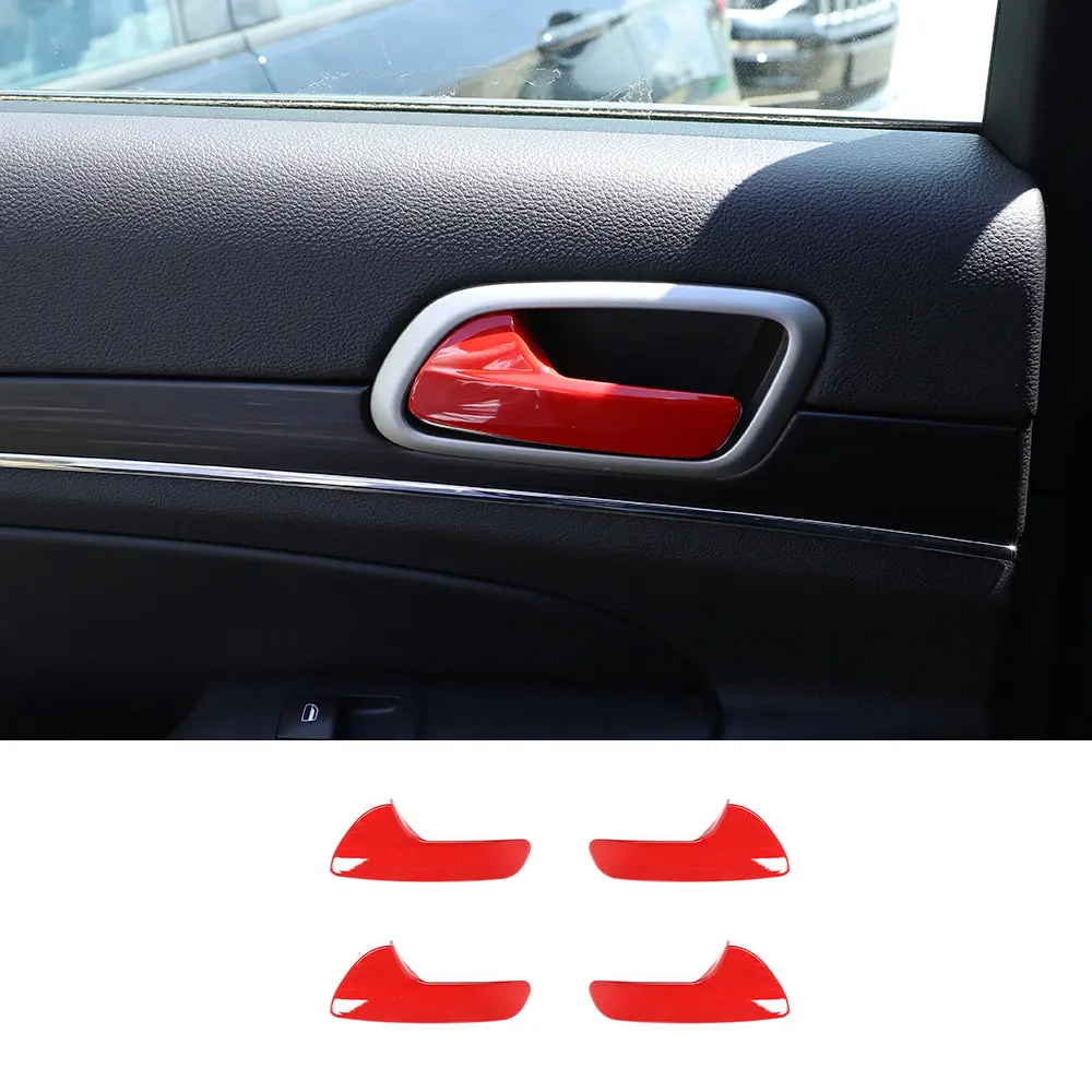 For 2011-2021 Jeep Grand Cherokee WK2 Interior Door Handle Frame Cover Trim Decor - Image 8