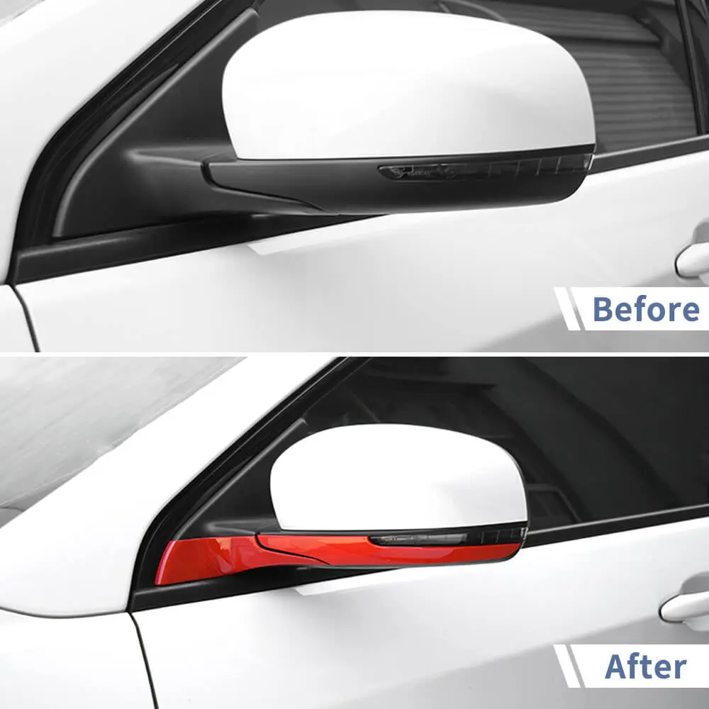 For 2017-2025 Jeep Compass Side Rearview Mirror Base Trim Strip Cover – Exterior Mirror Accent - Image 2