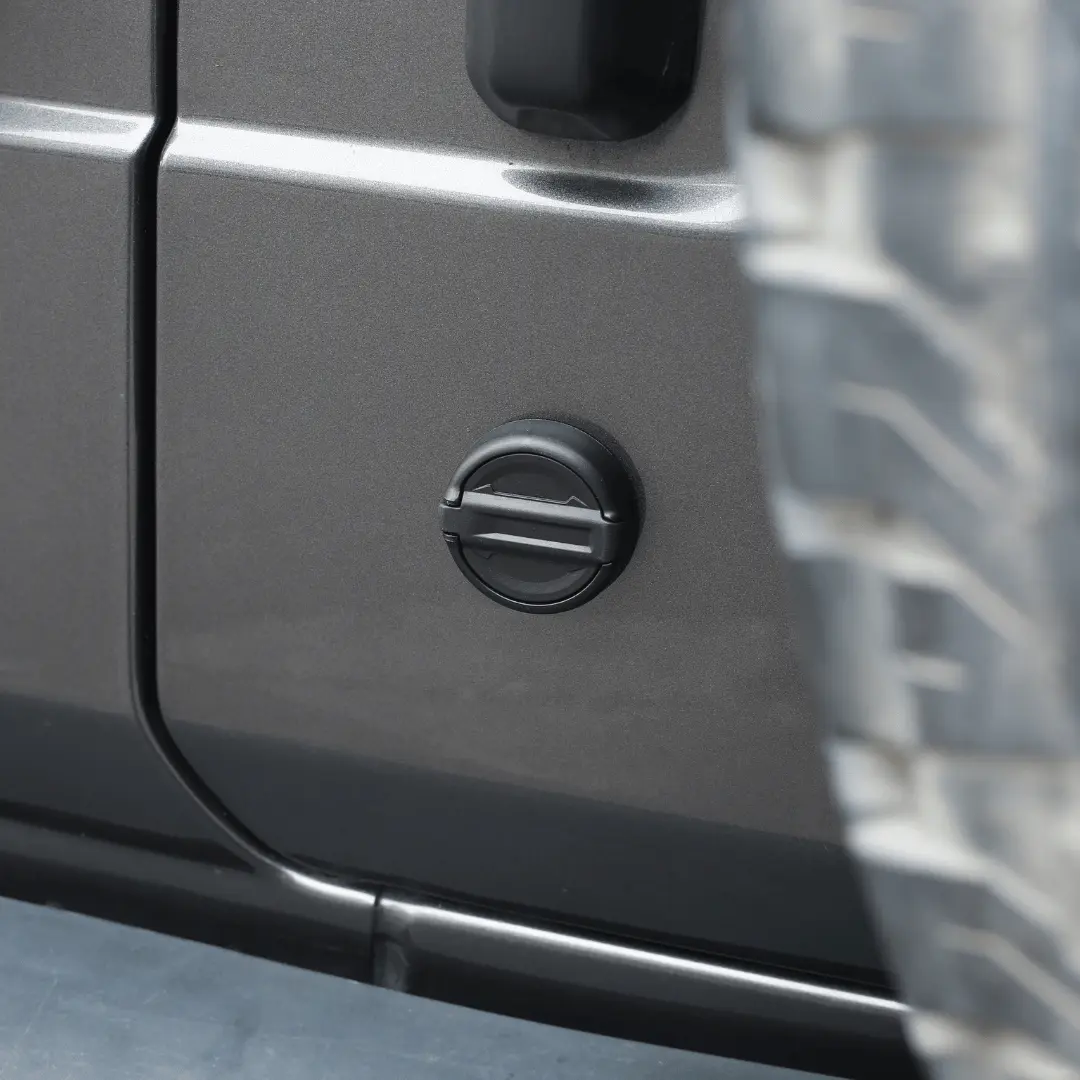 For Jeep Wrangler TJ JK JL & Gladiator JT Car Door Key Jack Cover Trim Cover Black - Image 11