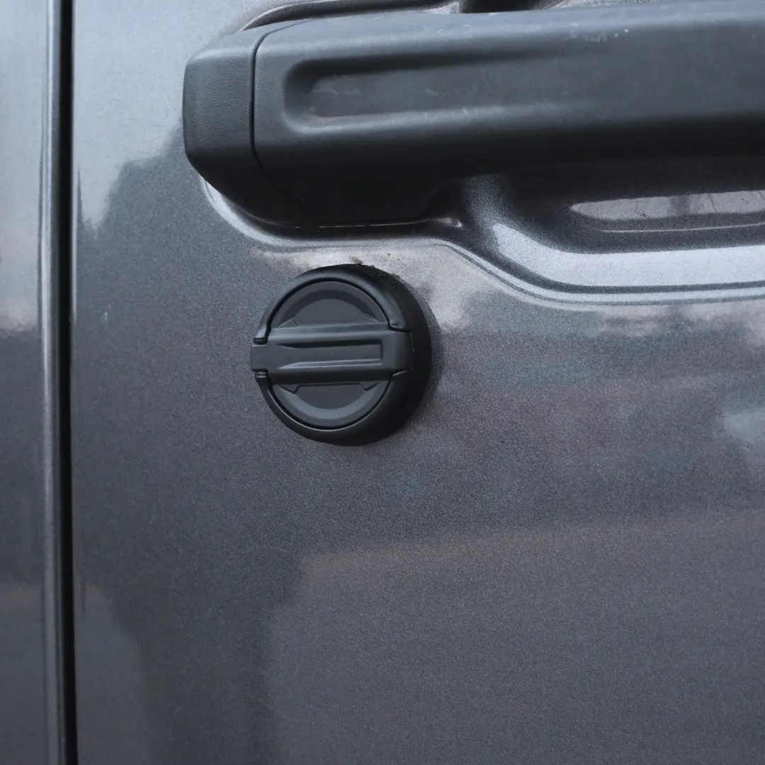 For Jeep Wrangler TJ JK JL & Gladiator JT Car Door Key Jack Cover Trim Cover Black - Image 8