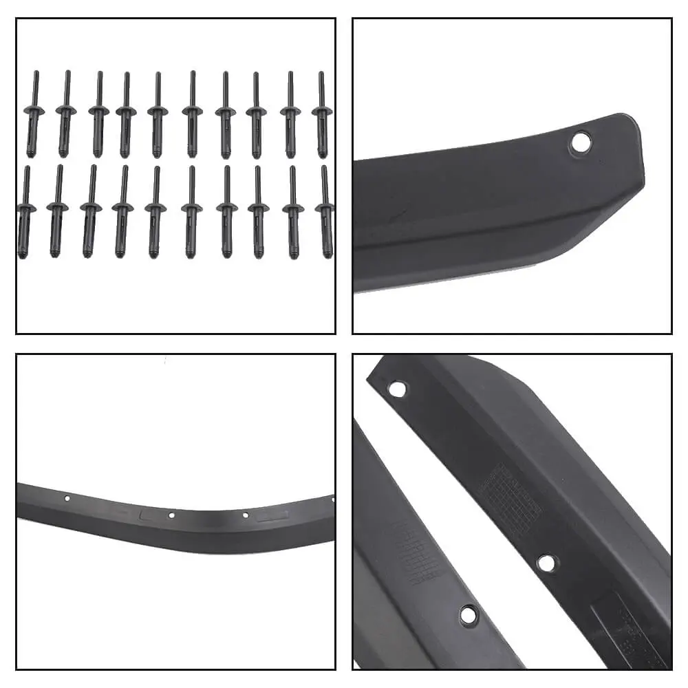 For 2018+ Jeep Wrangler JL Front & Rear Fender Flares Extensions - Image 11