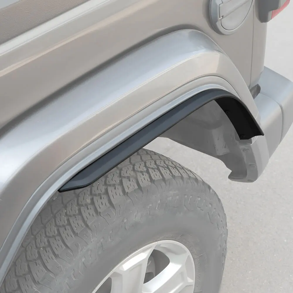 For 2018+ Jeep Wrangler JL Front & Rear Fender Flares Extensions - Image 5