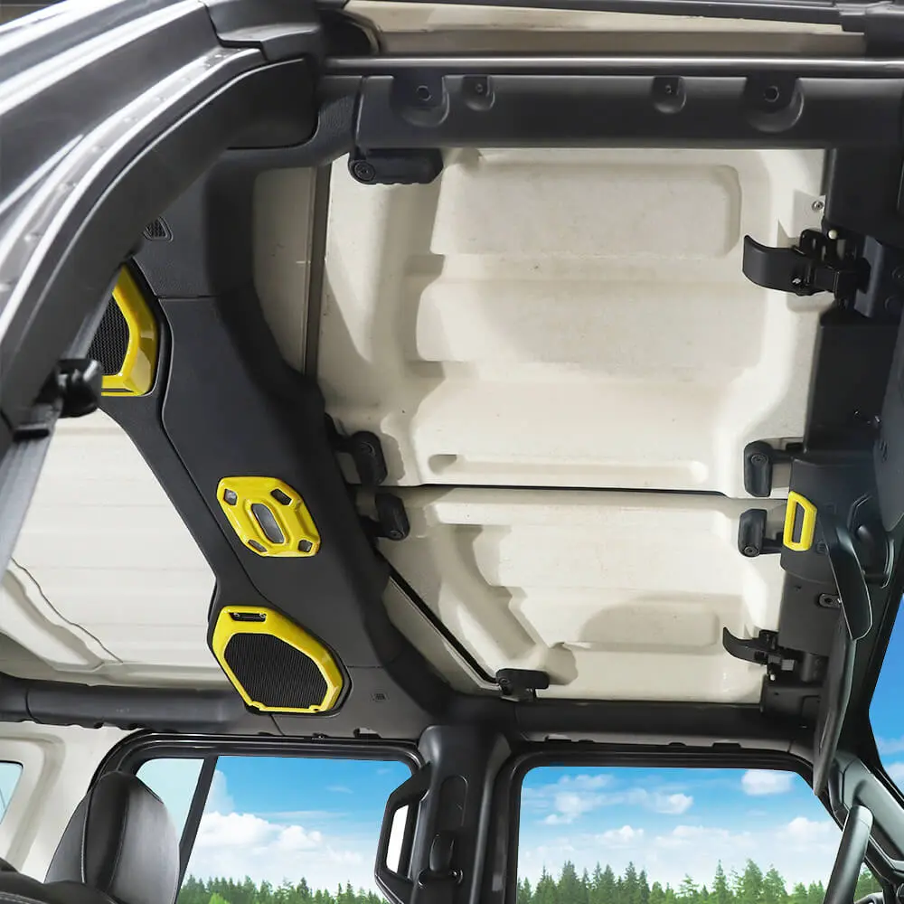 For 2018-2023 Jeep Wrangler JLU & Gladiator JT Full Set Interior Decoration Trim Kit 4Door 23PCS - Image 3