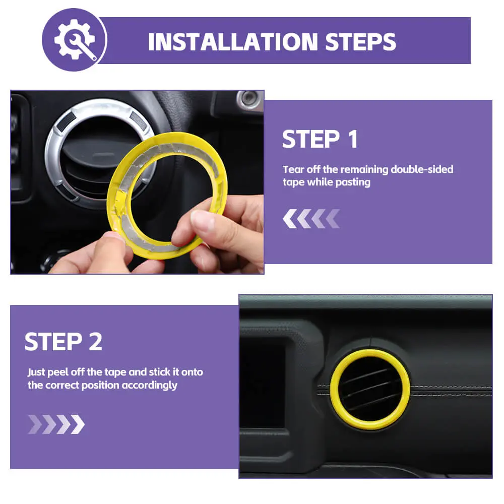 For 2018-2023 Jeep Wrangler JLU & Gladiator JT Full Set Interior Decoration Trim Kit 4Door 23PCS - Image 5
