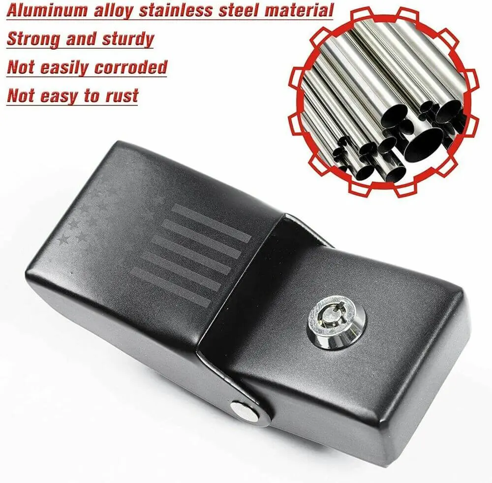 For 2007+ Jeep Wrangler JK JKU JL JLU Gladiator JT Latch Locking Hood Catch Kit - Image 7