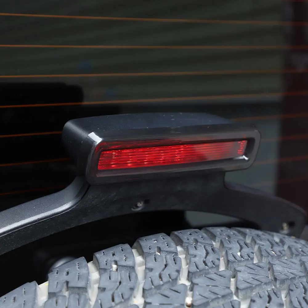 For 2018+ Jeep wrangler JL LED Third Brake Light High Mount Stop Light Cover Smoked - Image 6