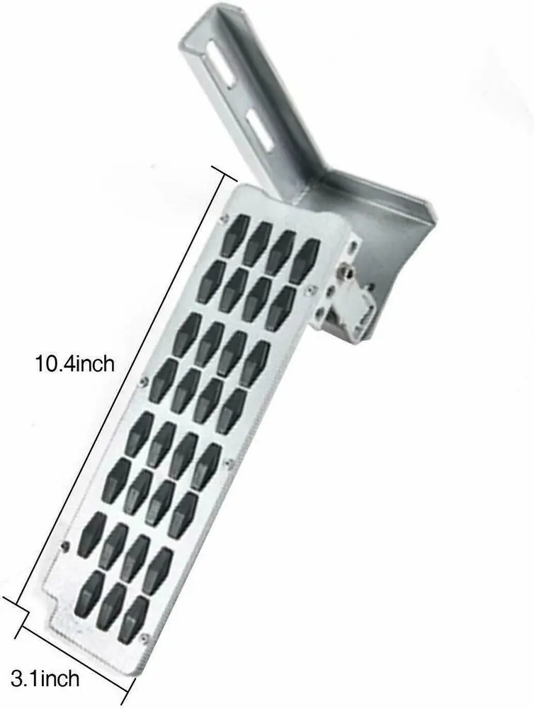 For 2007-2018 Jeep Wrangler JK Car Left Foot Pedal Kick Rest Panel Anti-Slip Treadle - Image 8