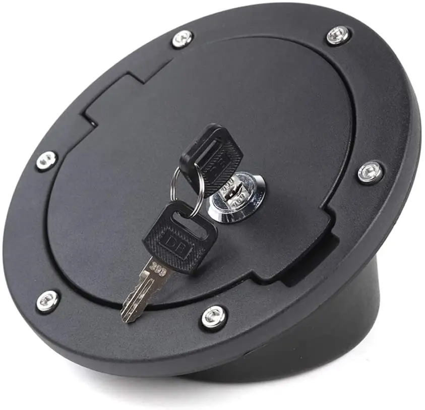 For 2007-2018 Jeep Wrangler JK Locking Gas Cap Cover Fuel Door (Locking Type) - Image 7
