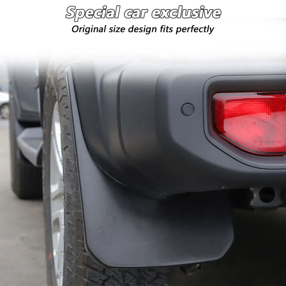 For Jeep Wrangler JL Sahara Sport Mud Flaps Splash Guards 4pcs (NOT FITS Rubicon/ 4xe) - Image 4