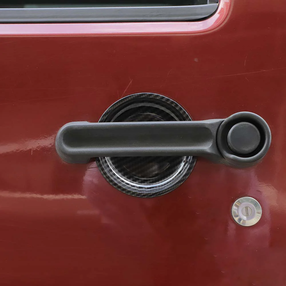 For 2007-2018 Jeep Wrangler JK 2-Door Exterior Door Handle Bowl Cover Trim Decor - Image 6