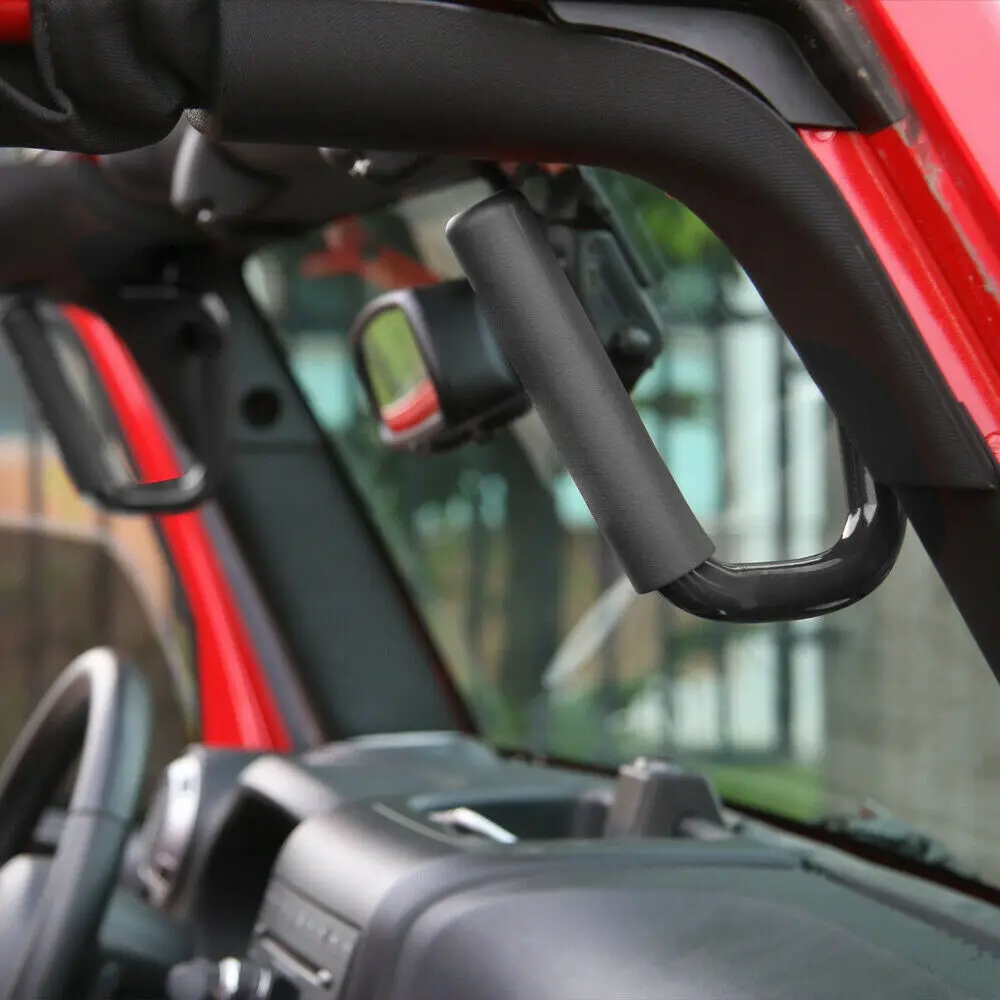 For 2007-2018 Jeep Wrangler JK & Unlimited Top Grab Bar Front Grab Handle - Image 3