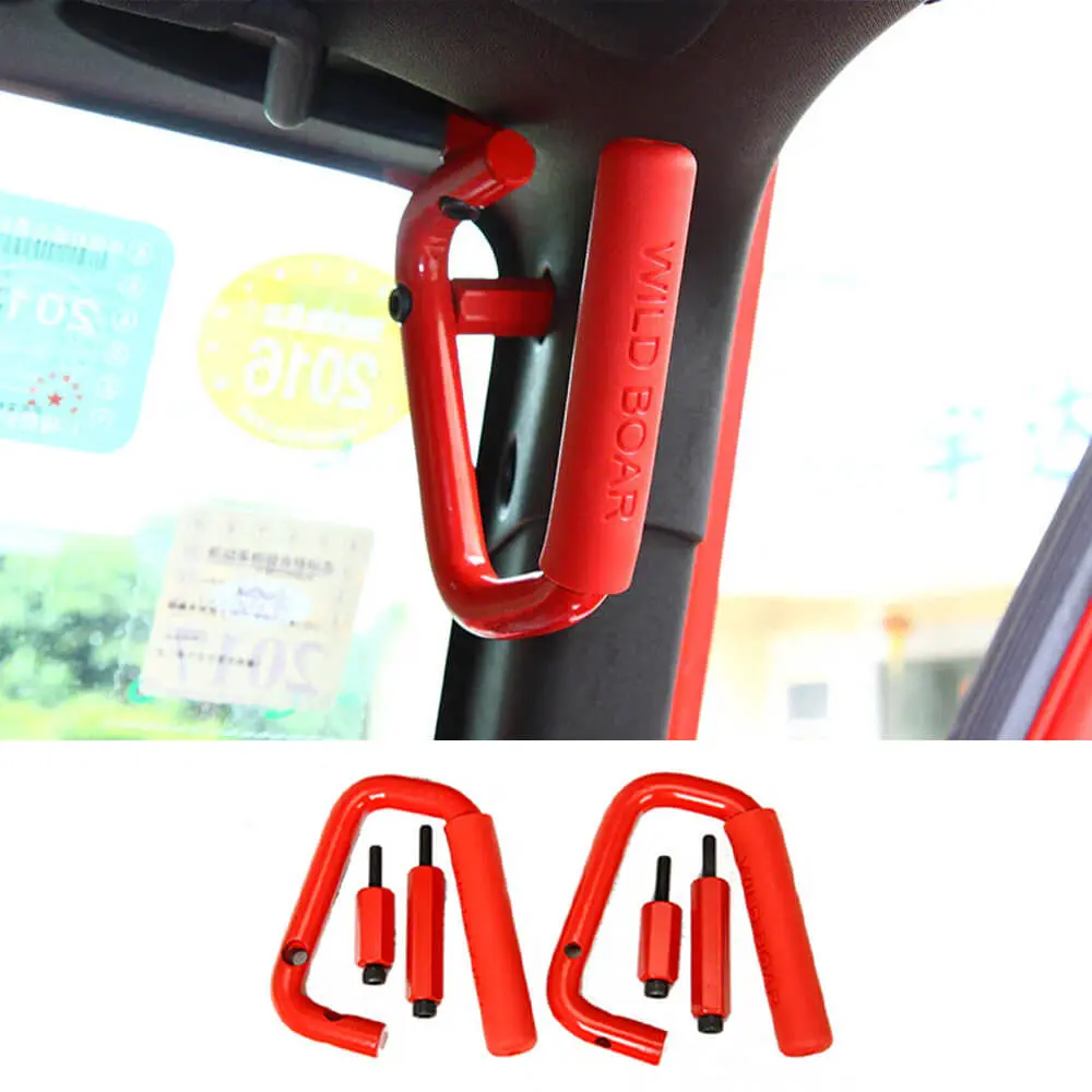 For 2007-2018 Jeep Wrangler JK & Unlimited Top Grab Bar Front Grab Handle - Image 7