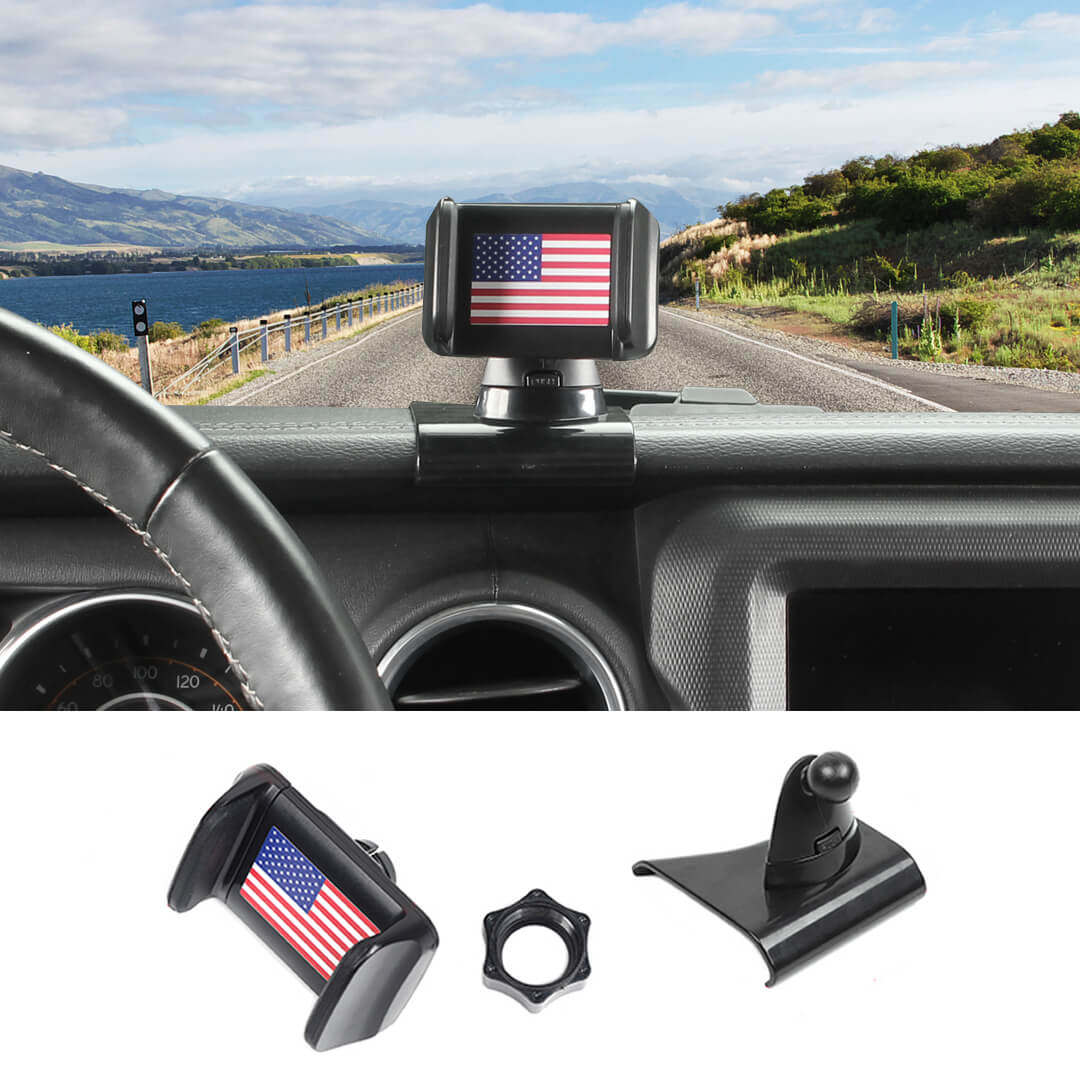 For 2018-2023 Jeep Wrangler JL & Gladiator JT Center Console Phone Holder Cellphone Mount - Image 10