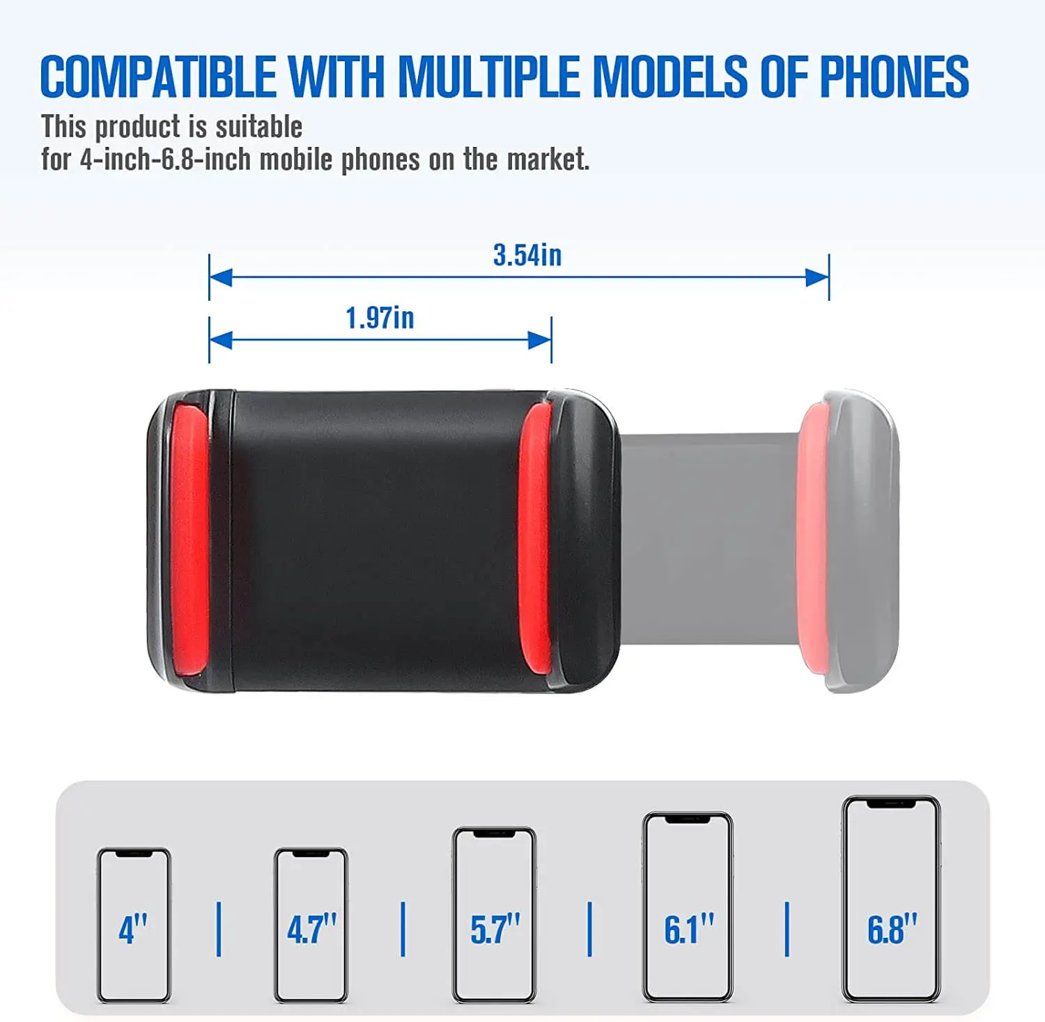 For 2018-2023 Jeep Wrangler JL 4XE Dash Mount Phone Holder Storage Tray - Image 6