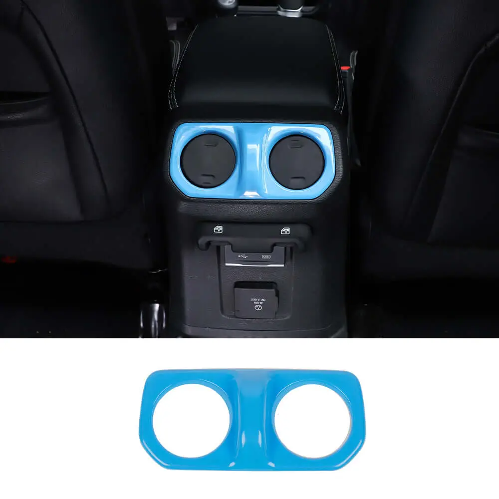 For 2018+ Jeep Wrangler JL& Gladiator JT Rear Air Vent Bezel Cover Trim – Back Console Frame Accent - Image 13