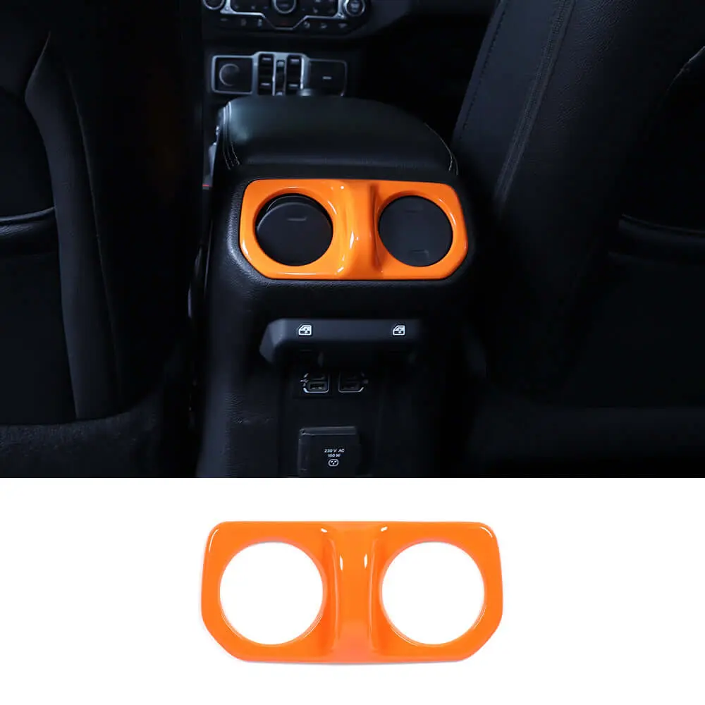 For 2018+ Jeep Wrangler JL& Gladiator JT Rear Air Vent Bezel Cover Trim – Back Console Frame Accent - Image 18