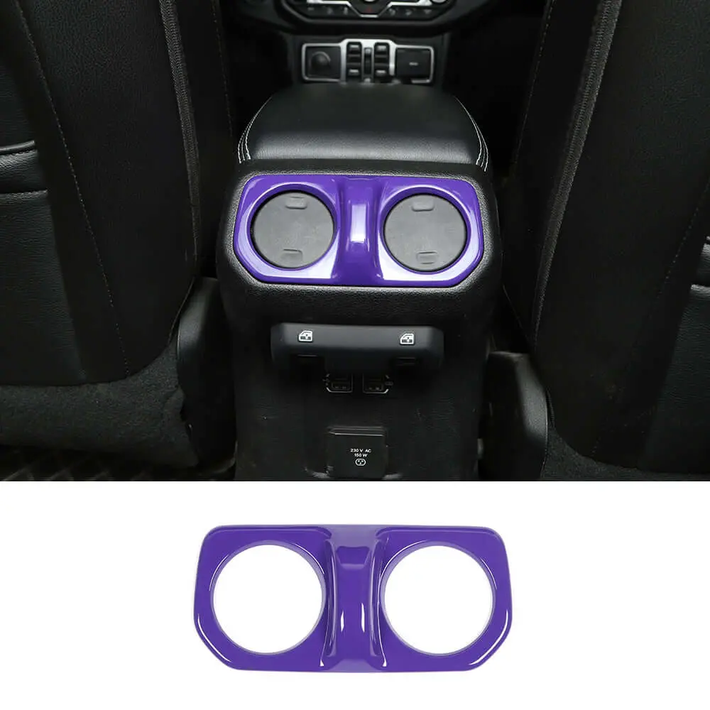 For 2018+ Jeep Wrangler JL& Gladiator JT Rear Air Vent Bezel Cover Trim – Back Console Frame Accent - Image 19