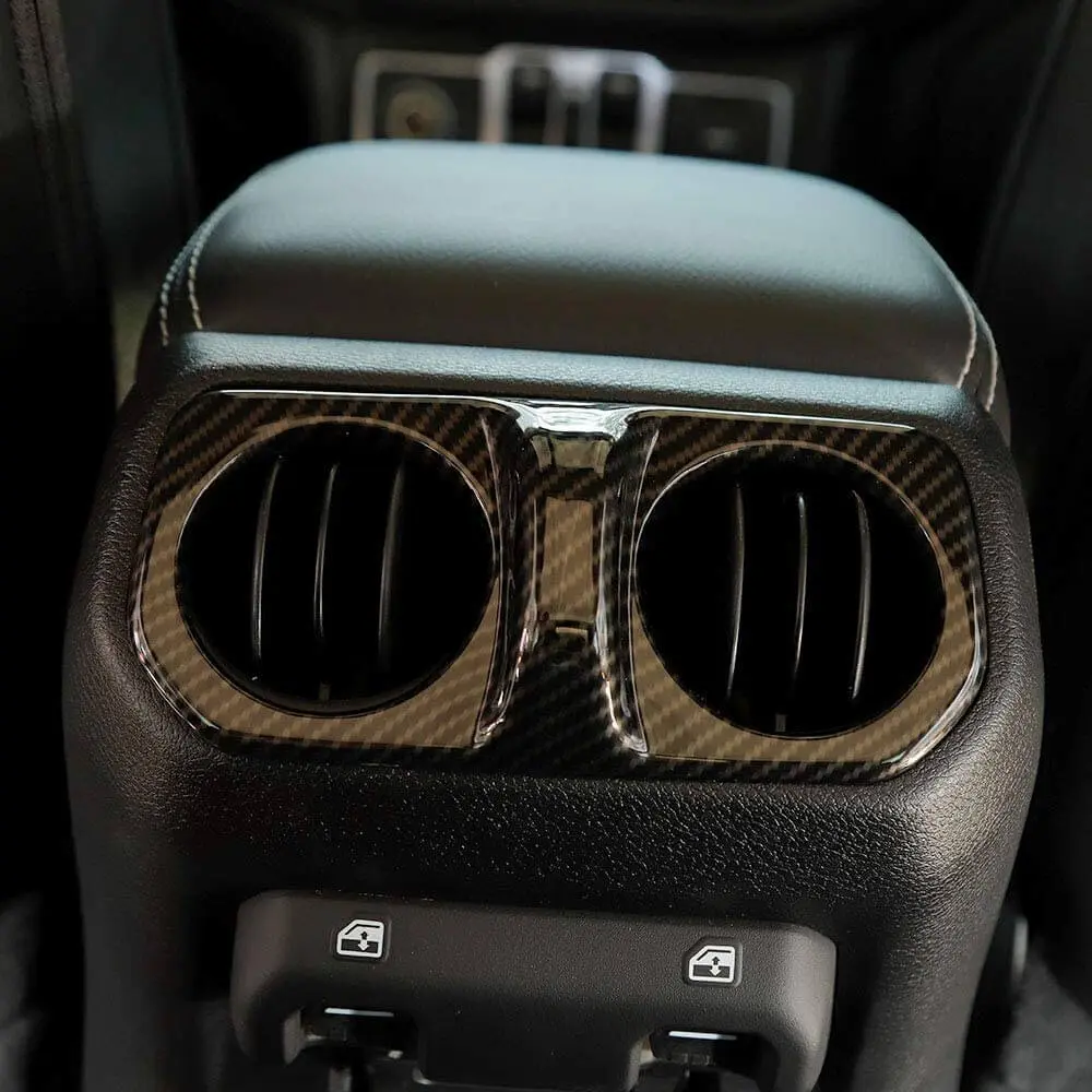 For 2018+ Jeep Wrangler JL& Gladiator JT Rear Air Vent Bezel Cover Trim – Back Console Frame Accent - Image 4