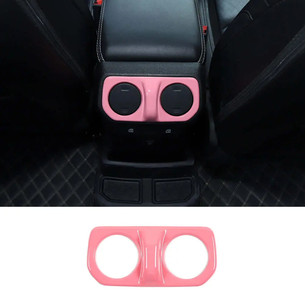 For 2018+ Jeep Wrangler JL& Gladiator JT Rear Air Vent Bezel Cover Trim – Back Console Frame Accent - Image 8