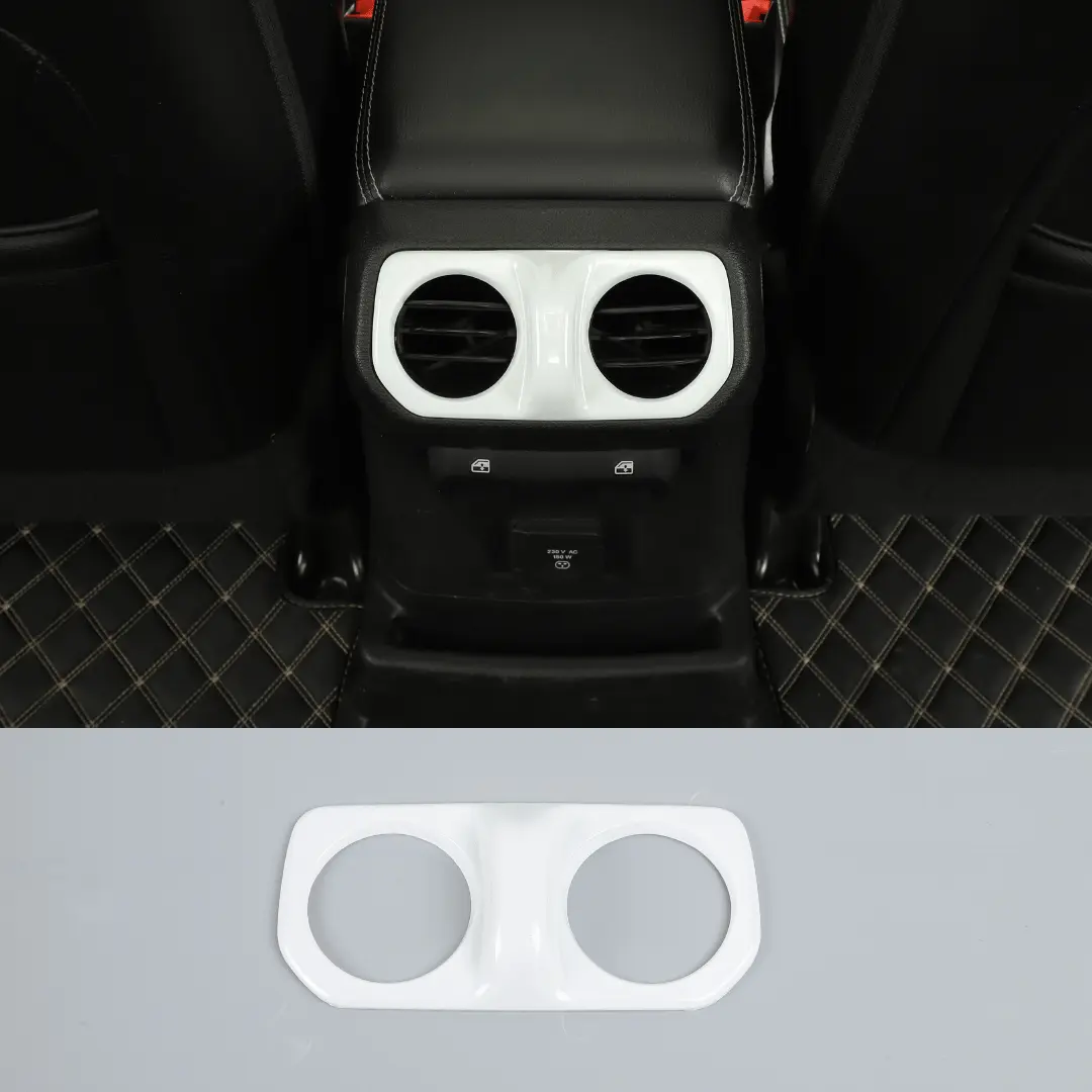 For 2018+ Jeep Wrangler JL& Gladiator JT Rear Air Vent Bezel Cover Trim – Back Console Frame Accent - Image 9
