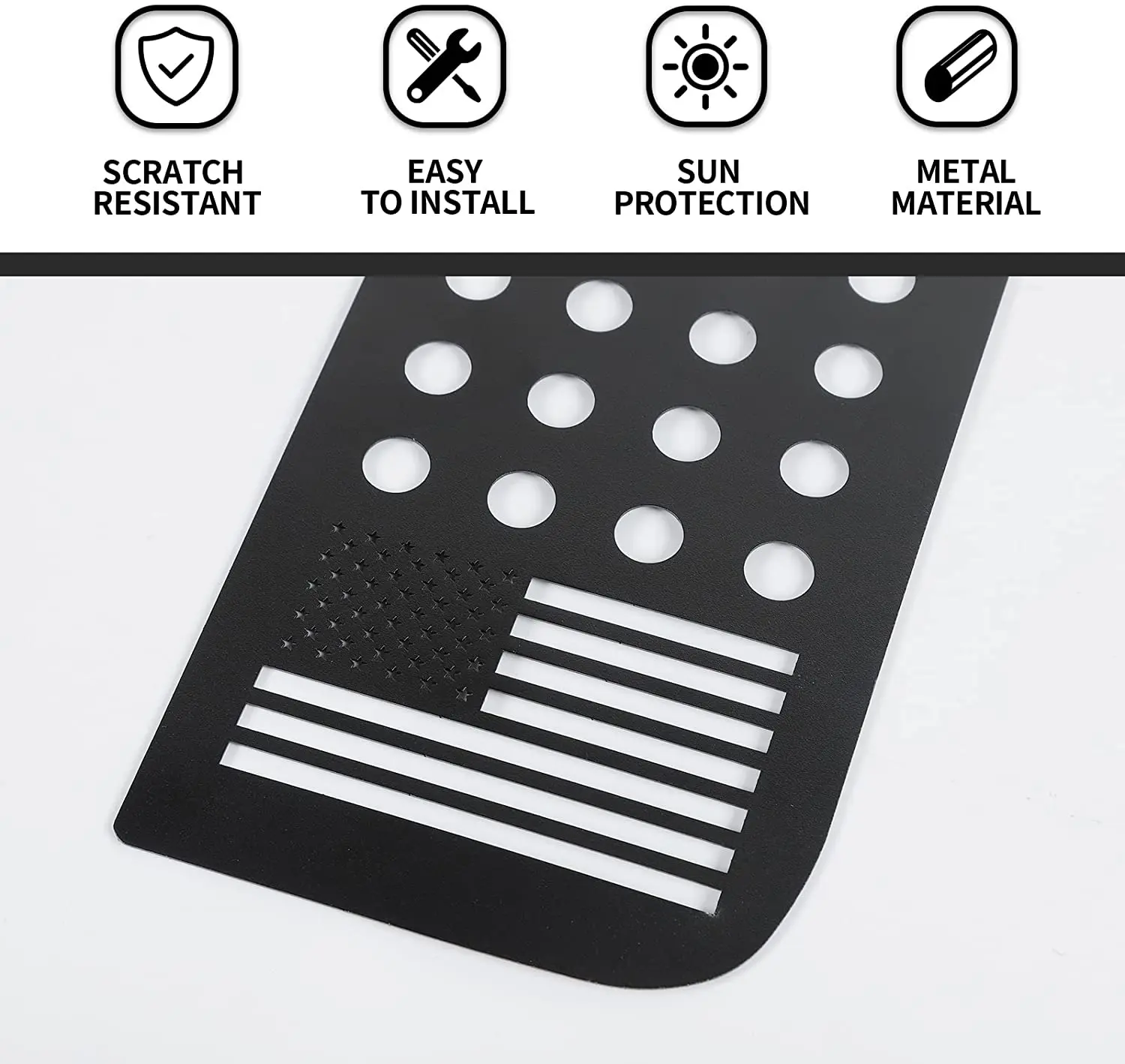 For 2018+ Jeep Wrangler JLU Gladiator JT 4-Door Rear Door Window Decals Glass Panel Trim Cover - Image 7