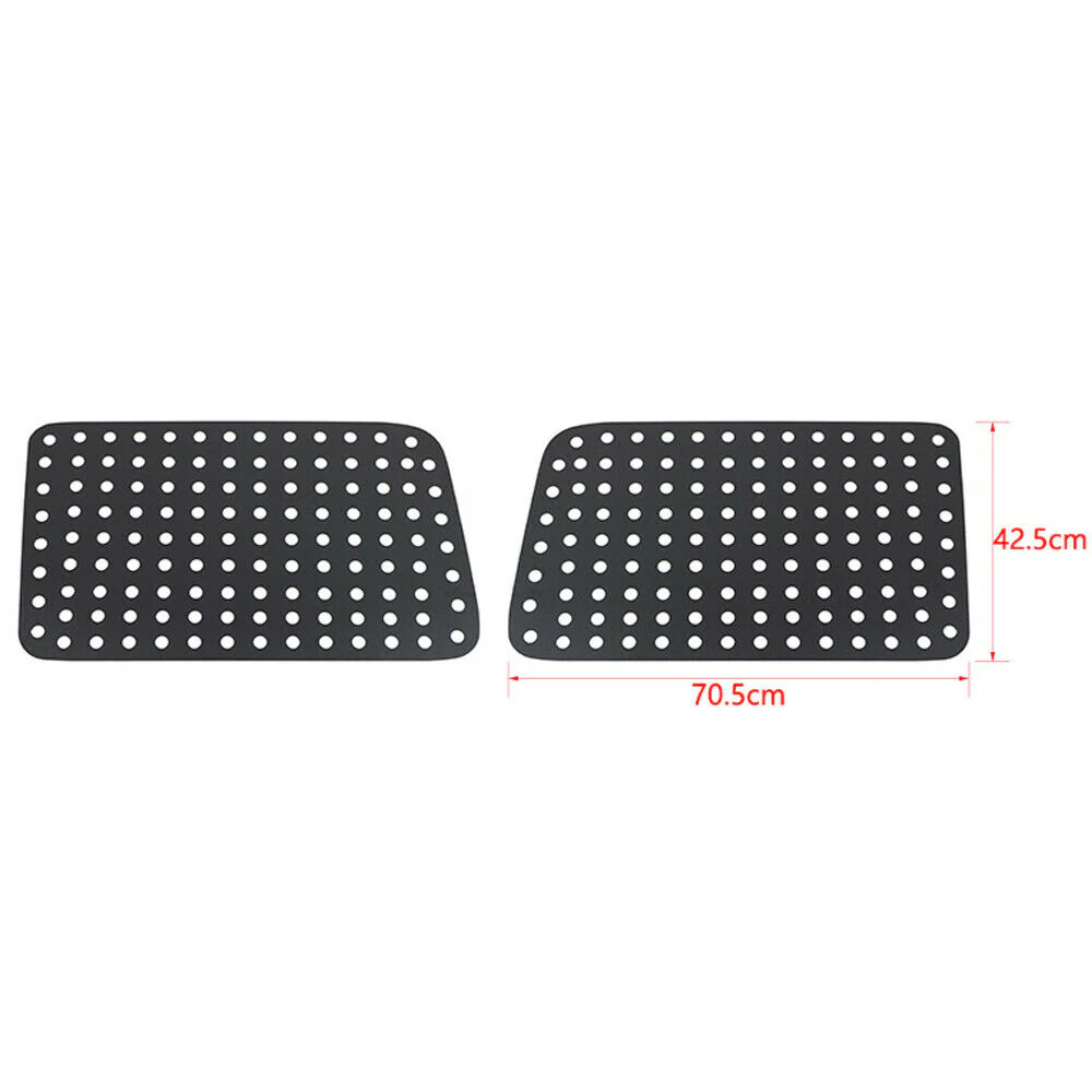 For 2018+ Jeep Wrangler JL Rear Door Window Glass Panel Trim Cover - Image 5