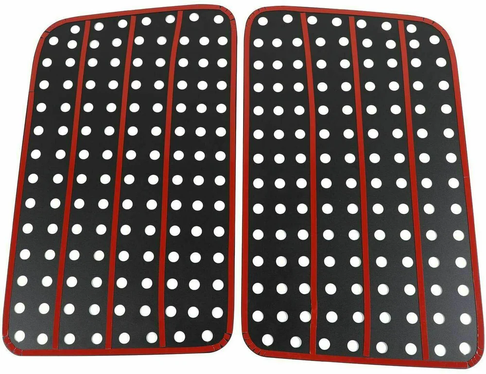 For 2018+ Jeep Wrangler JL Rear Door Window Glass Panel Trim Cover - Image 6