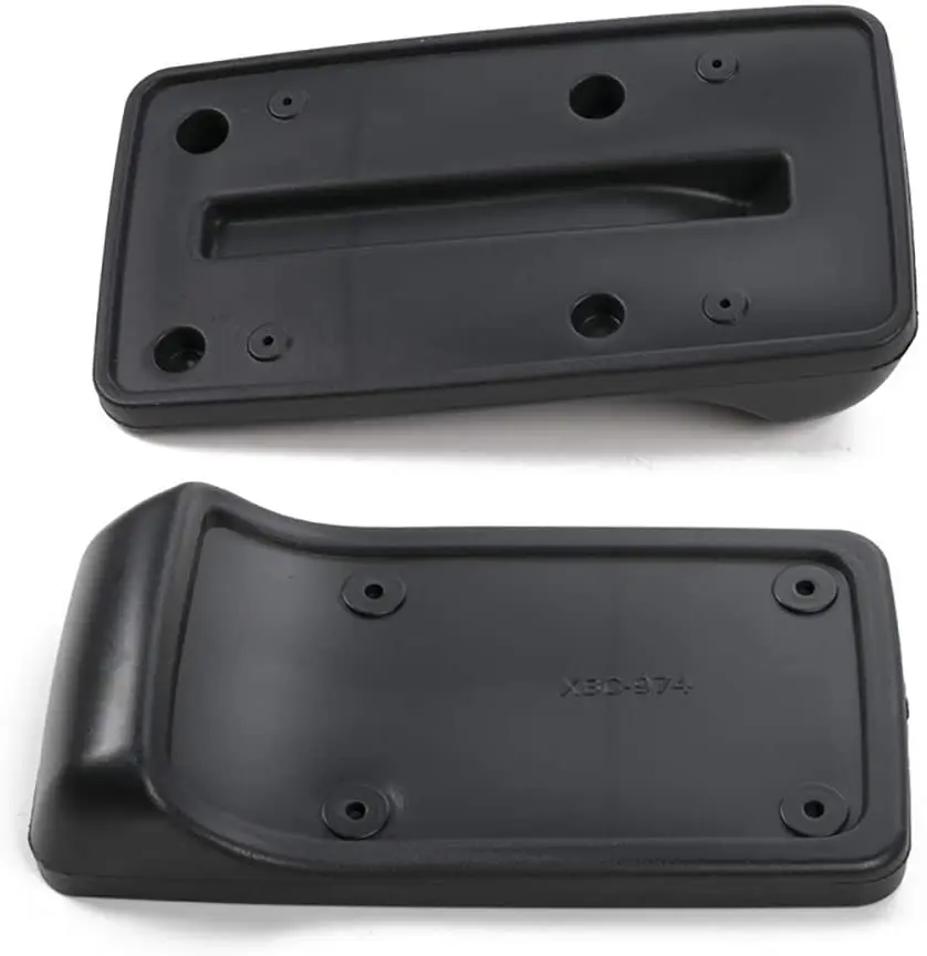 For 1997-2006 Jeep Wrangler TJ Rear License Plate Frame Holder Mount Bracket Black - Image 4