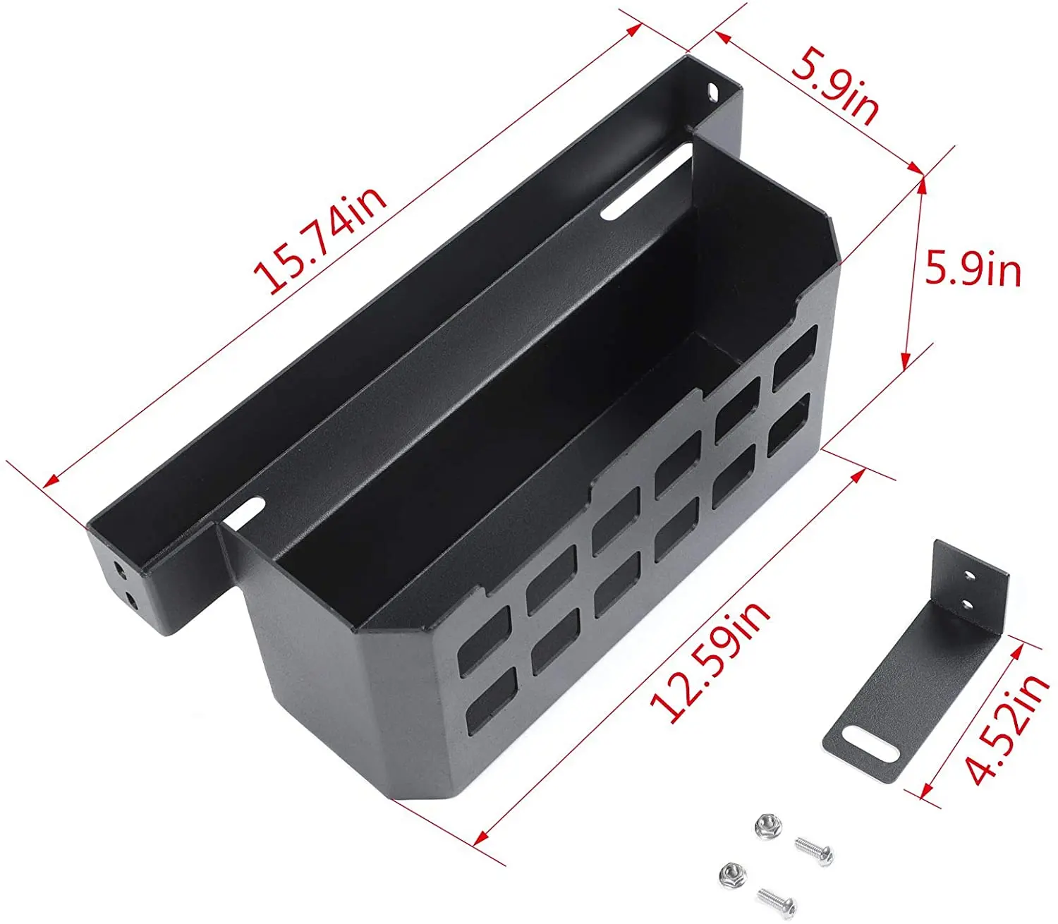 For Jeep Wrangler TJ JK JL Side Rear Trunk Cargo Rack Shelf Organizer Storage Tray Basket Holder - Image 3