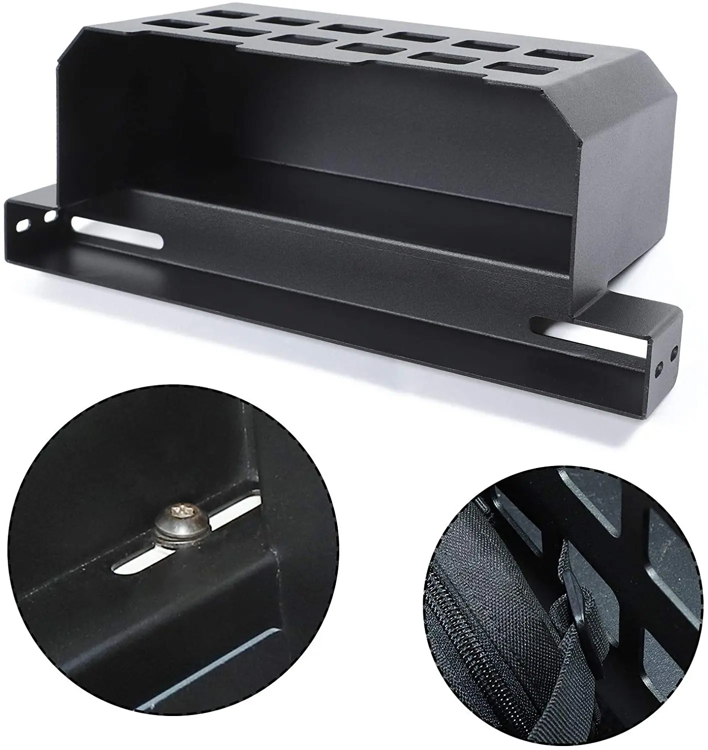 For Jeep Wrangler TJ JK JL Side Rear Trunk Cargo Rack Shelf Organizer Storage Tray Basket Holder - Image 5