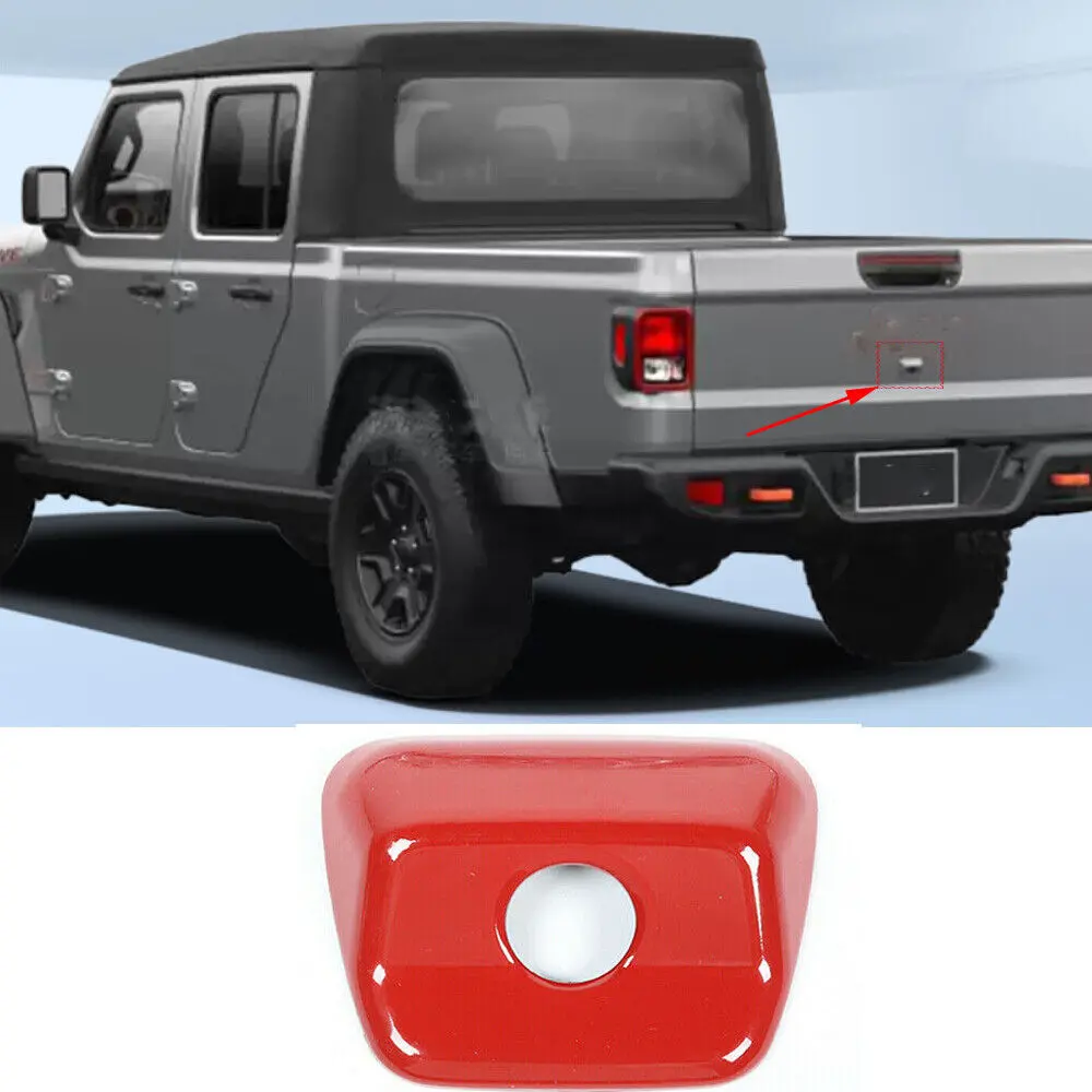 For 2020+ Jeep Gladiator JT Rear Tailgate Camera Head Cover Trim Frame