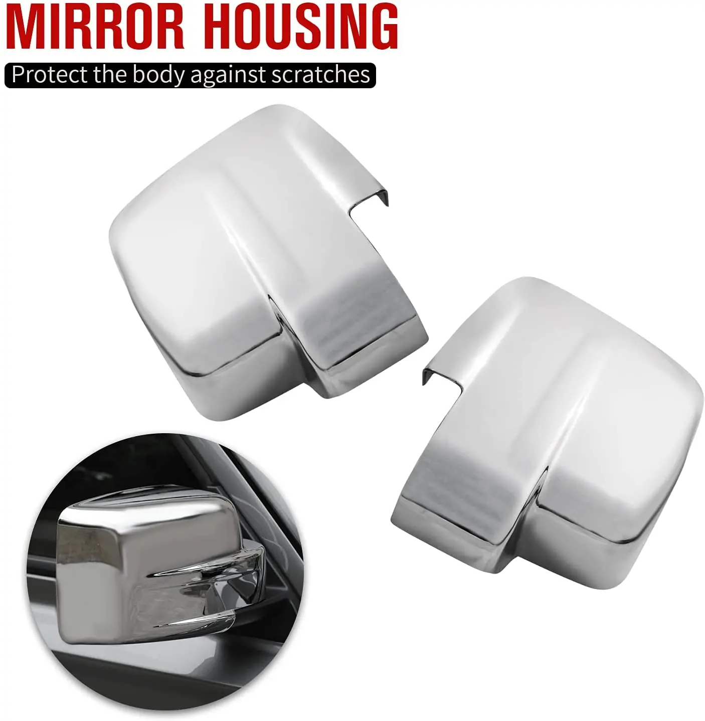 For 2011-2016 Jeep Patriot Rear View Mirror Cover Trim - Image 6