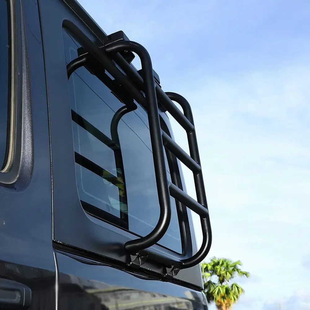 For 2018+ Jeep Wrangler JL Rear Window Extension Climbing Ladder Aluminum Alloy - Image 4