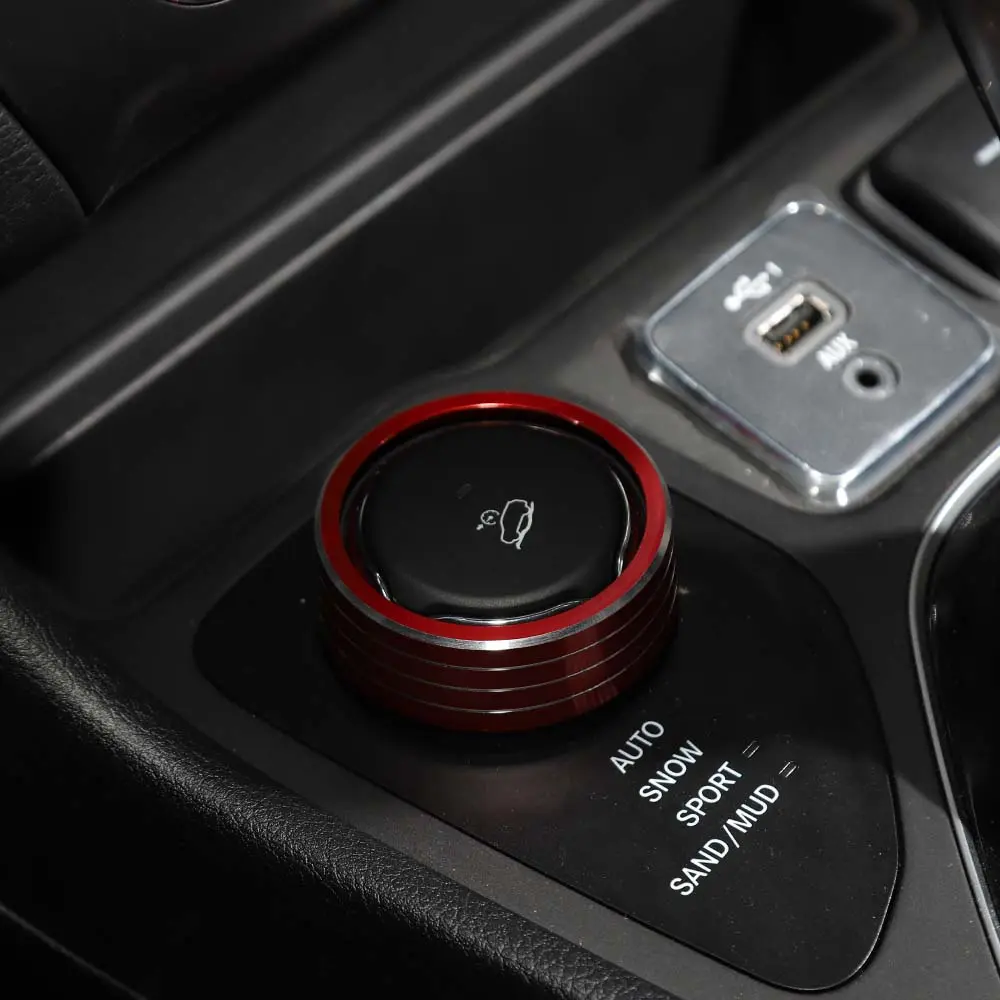 For Jeep 2015+ Renegade/ 2014+ Cherokee/ 2017-2020 Compass Four-wheel Drive 4WD Switch Knob Trim Ring - Image 5