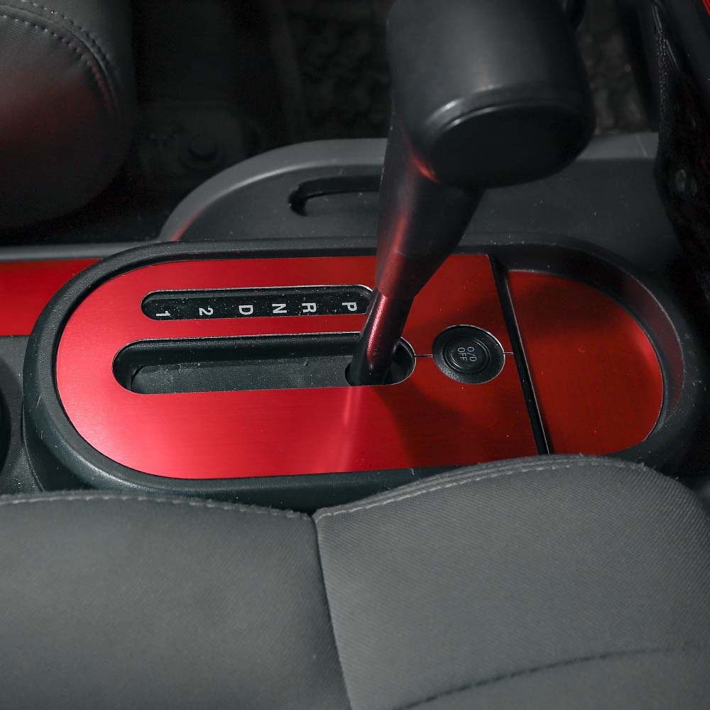 For 2007-2010 Jeep Wrangler JK Interior Center Gear Shift Box Panel Trim Bezels - Image 5