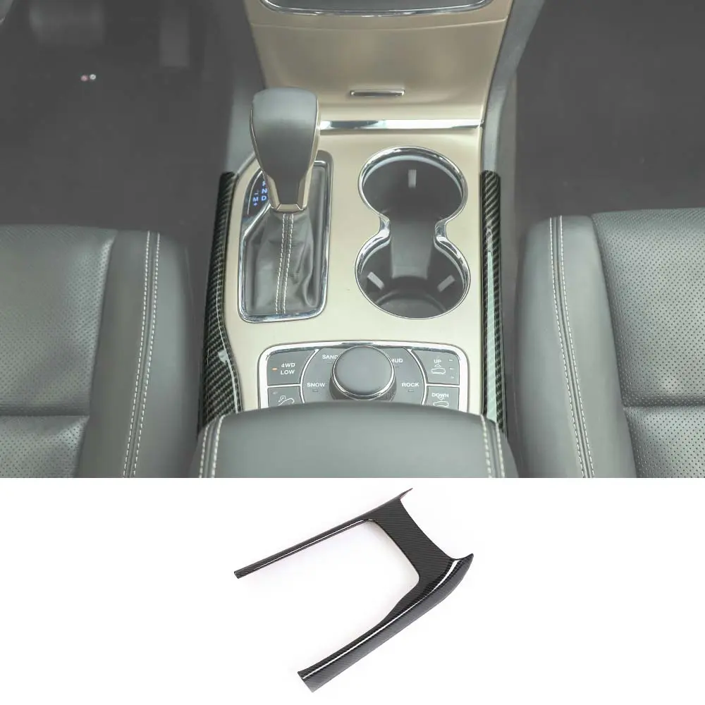 For 2014-2021 Jeep Grand Cherokee WK2 Interior Gear Shift Frame Cover Trim