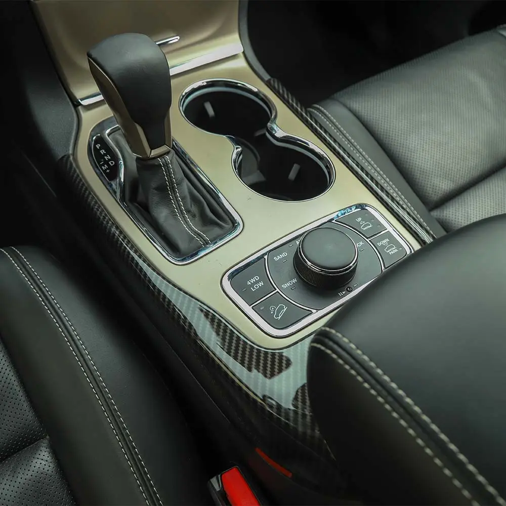 For 2014-2021 Jeep Grand Cherokee WK2 Interior Gear Shift Frame Cover Trim - Image 4