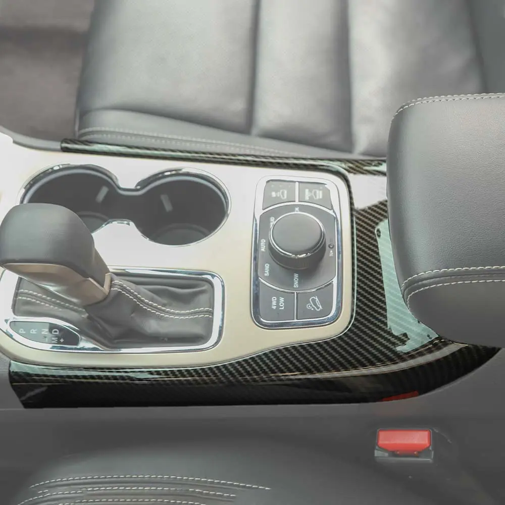 For 2014-2021 Jeep Grand Cherokee WK2 Interior Gear Shift Frame Cover Trim - Image 5