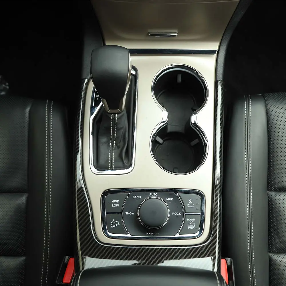 For 2014-2021 Jeep Grand Cherokee WK2 Interior Gear Shift Frame Cover Trim - Image 6