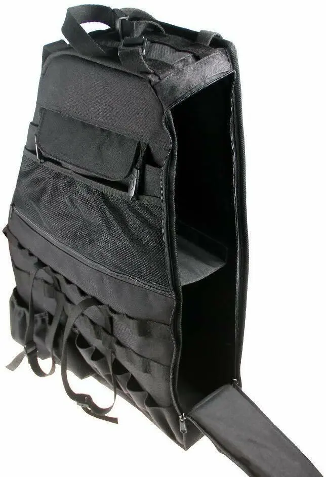 For Jeep Wrangler JK JKU 4 Doors Trunk Roll Bar Storage Bag Cage Multi-Pockets - Image 6