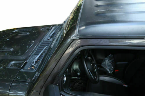 For 2018+ Jeep Wrangler JL & Gladiator JT Roof Rainwater Shield Diversion Slot Extend 2pcs - Image 6