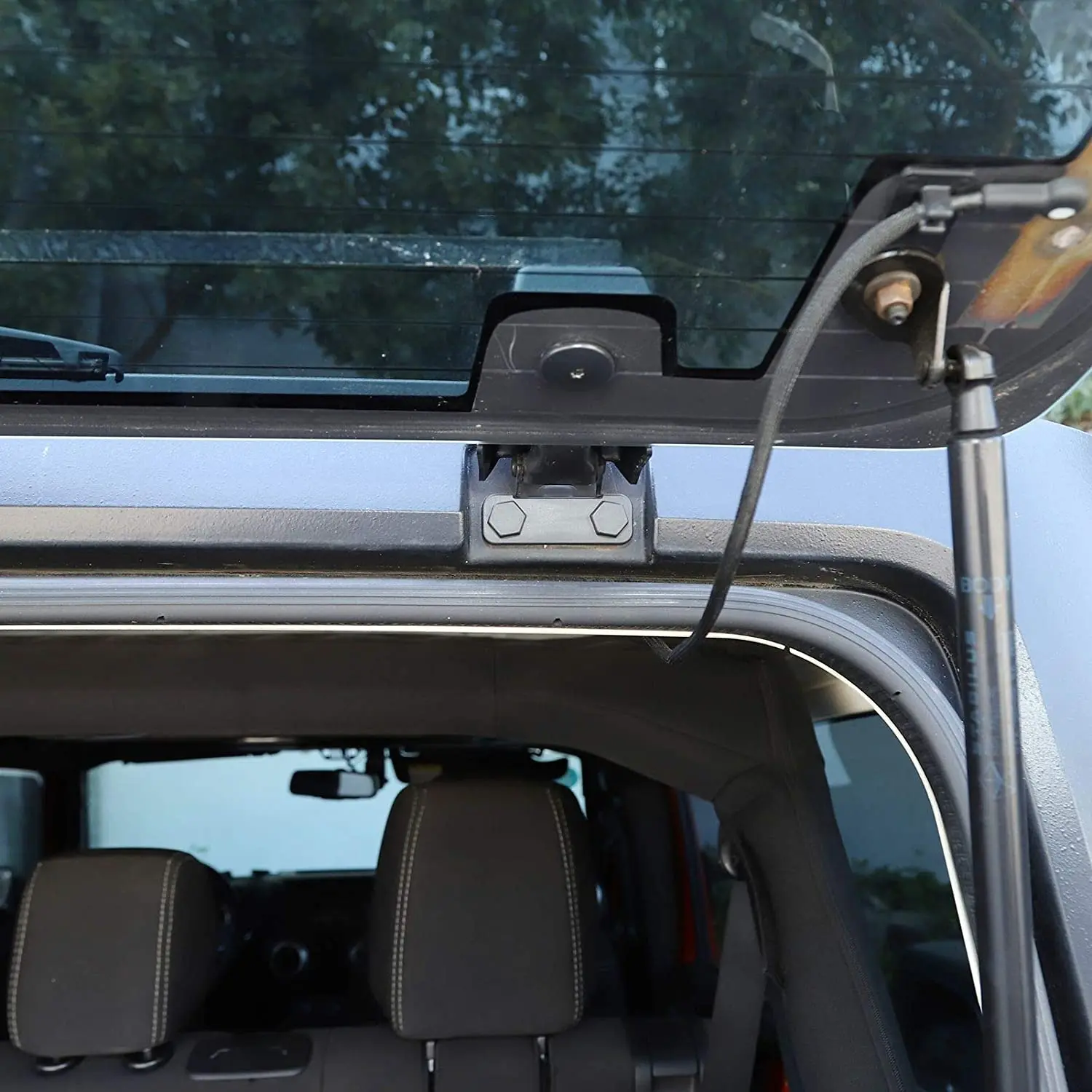For 2007-2018 Jeep Wrangler JK JKU Door Screw Protector Cover Trim, ABS Black 15pcs - Image 5