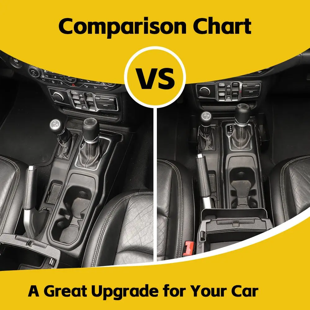 For 2018-2023 Jeep Wrangler JL/Gladiator JT 10 x Co-pilot Grab Bar/ Armrest Box / Center Console Gear/ Door Net Replacement Door Map Pocket Storage Box - Image 2
