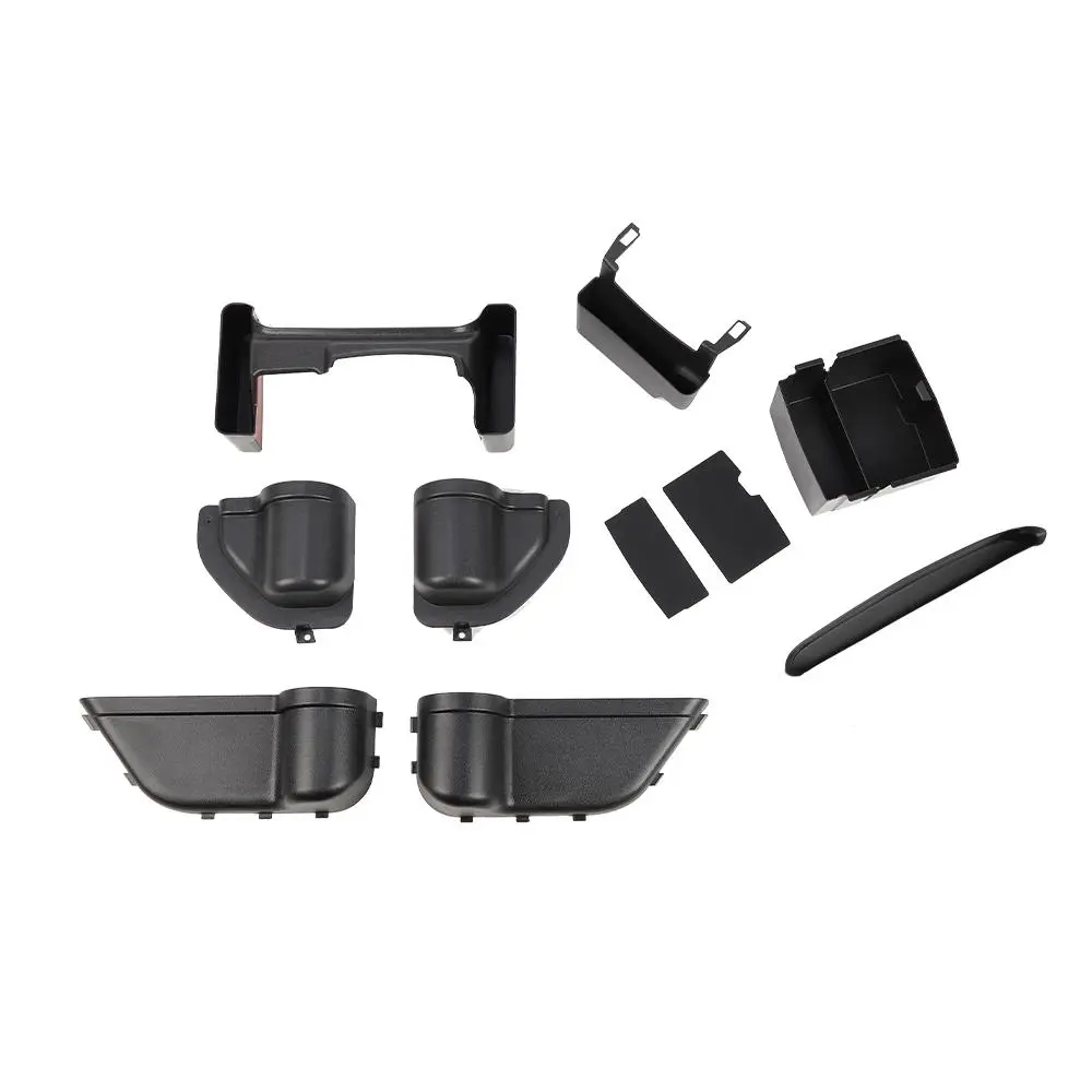 For 2018-2023 Jeep Wrangler JL/Gladiator JT 10 x Co-pilot Grab Bar/ Armrest Box / Center Console Gear/ Door Net Replacement Door Map Pocket Storage Box - Image 7
