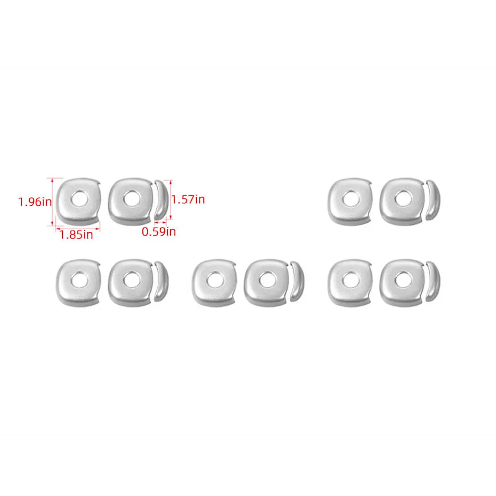 For 2015+ Jeep Renegade 10PCS Headrest Height Adjustment Decoration Cover Trim - Image 7