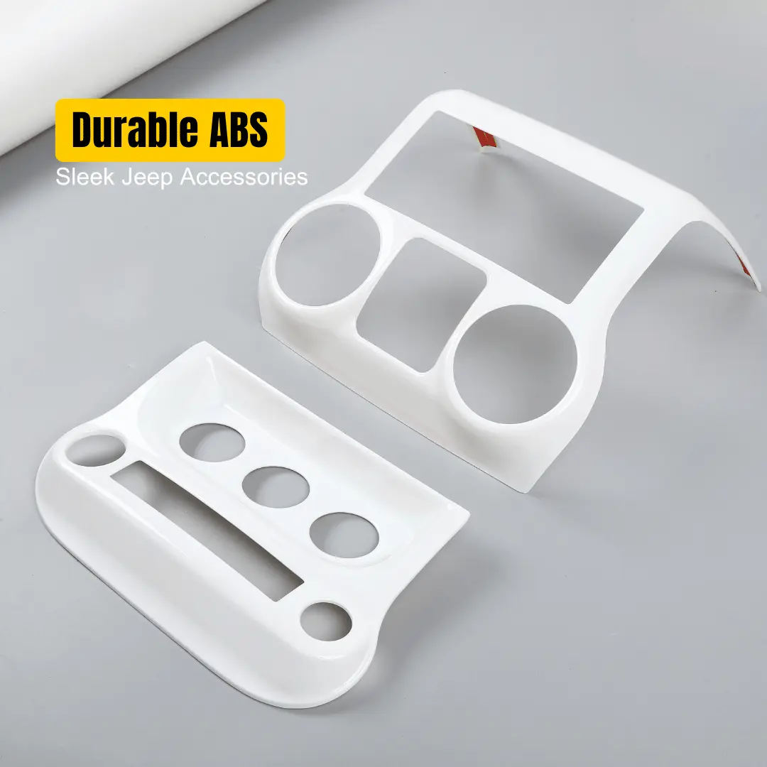 For 2011-2018 Jeep Wrangler JK JKU 10pcs Interior Decoration Trim Cover Kit - Image 7