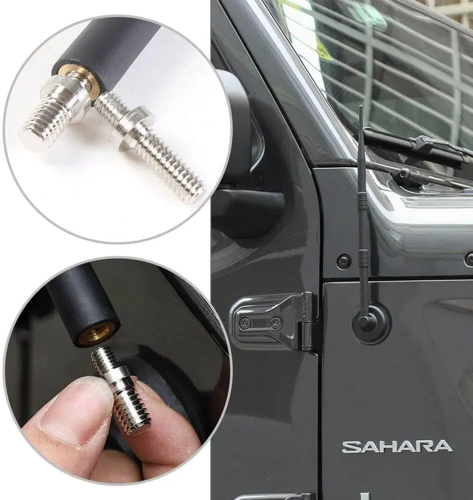 For 2007-2023 Jeep Wrangler JK JL /Gladiator JT 13 Inch FM/AM Radio Antenna Flexible - Image 6