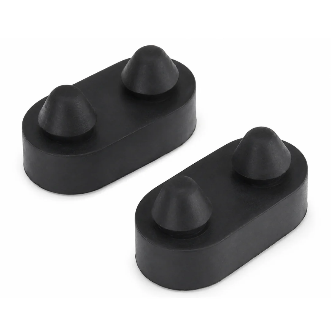 For 1997-2006 Jeep Wrangler TJ 2×Black Engine Hood Rubber Plug Pad Cover - Image 5